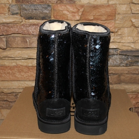 UGG SEQUIN SPARKLE Classic Boots NEW‎ - Picture 7 of 9